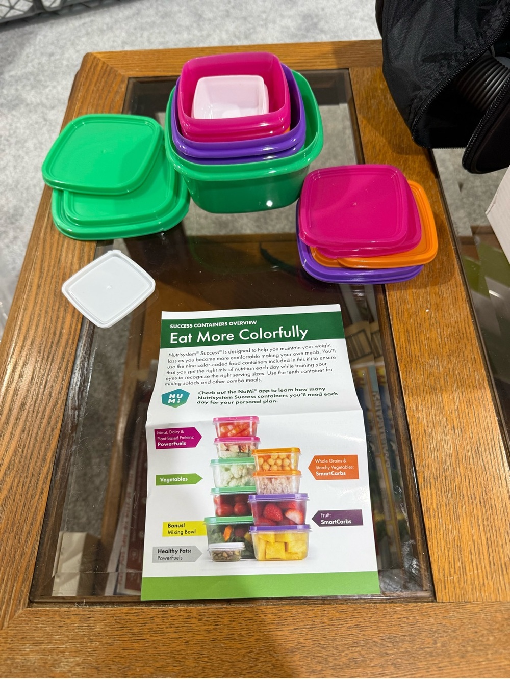 New   Nutrisystem Success color-coded  10 containers with lids